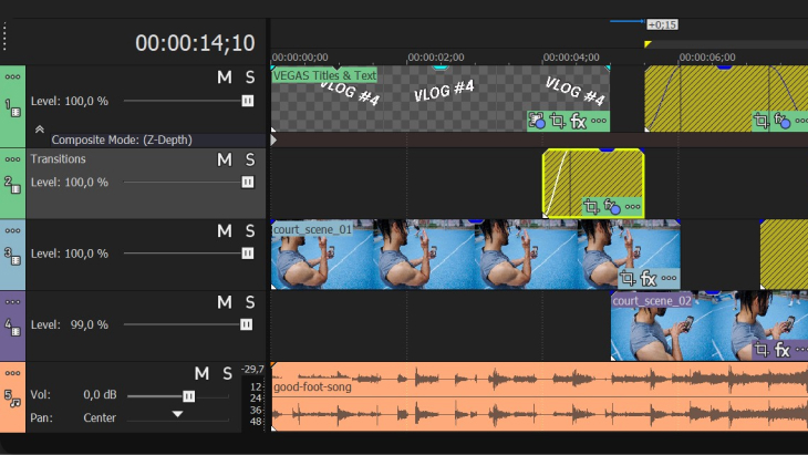 Optical flow slow motion