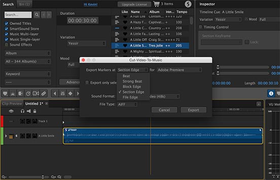 Applying Cut-Video-To-Music