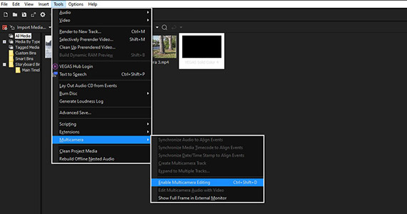 STEP 4: Enable Multicamera Editing